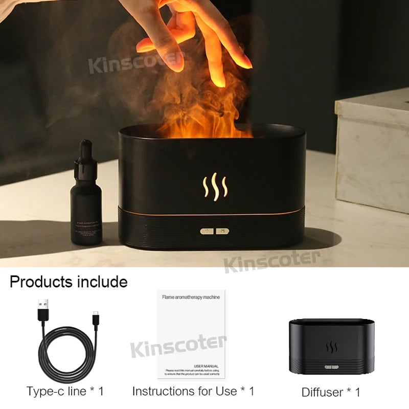 Flame Simulation Aroma Diffuser