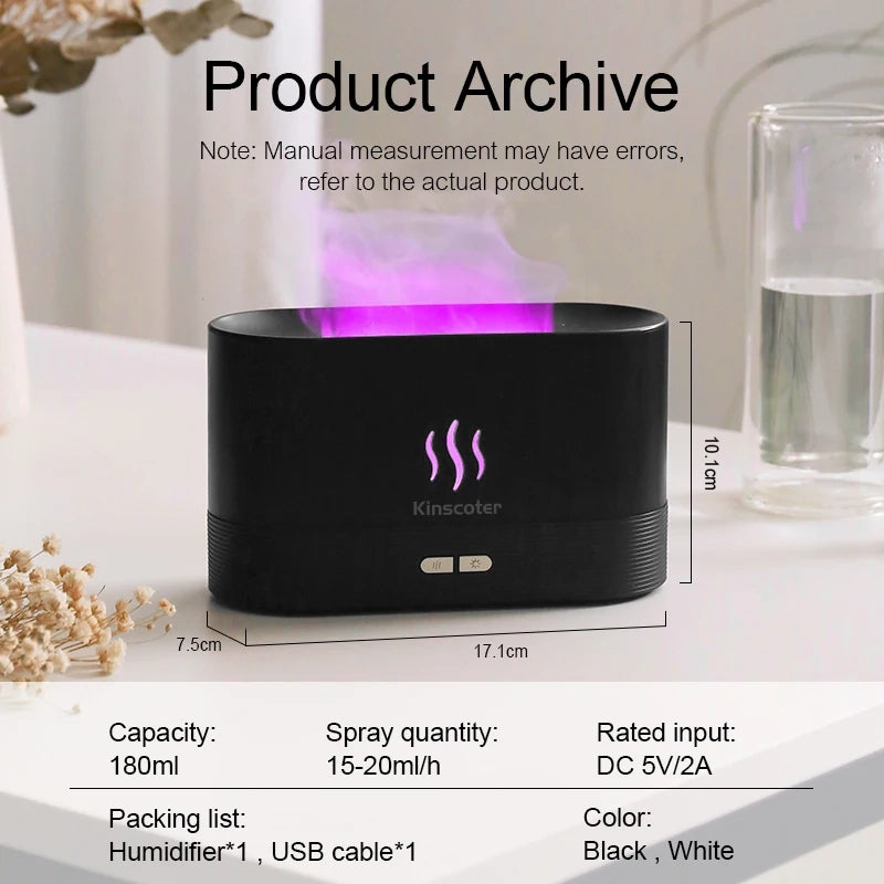 Flame Simulation Aroma Diffuser
